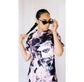 Distressed Tie Dye Tupac Tee