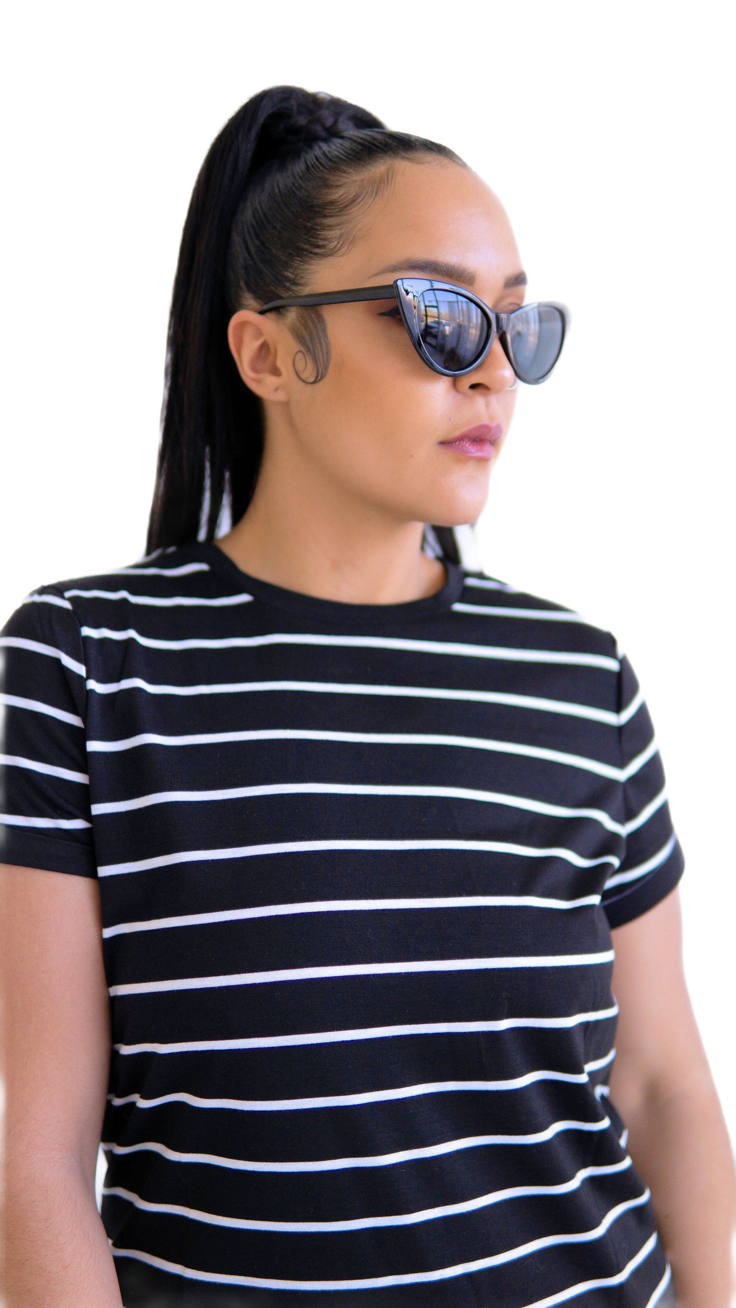 Oversized Striped T-Shirt Dress