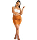 Suede Mini Skirt