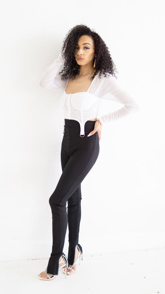 Split Hem Pants