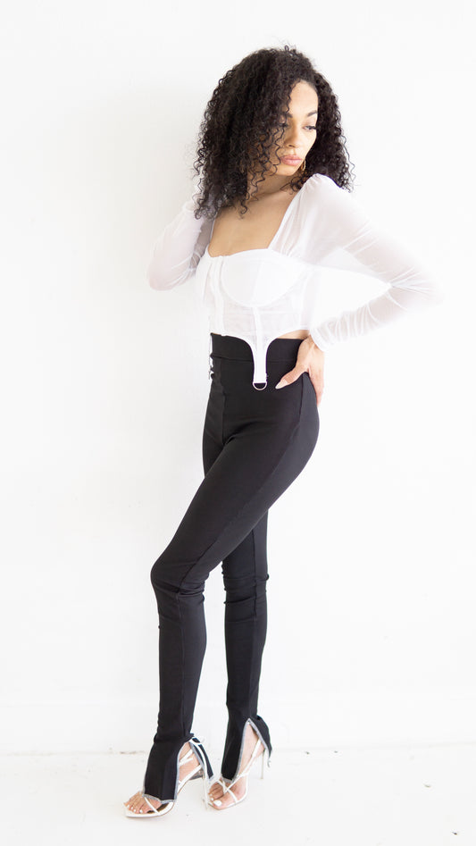 Split Hem Pants