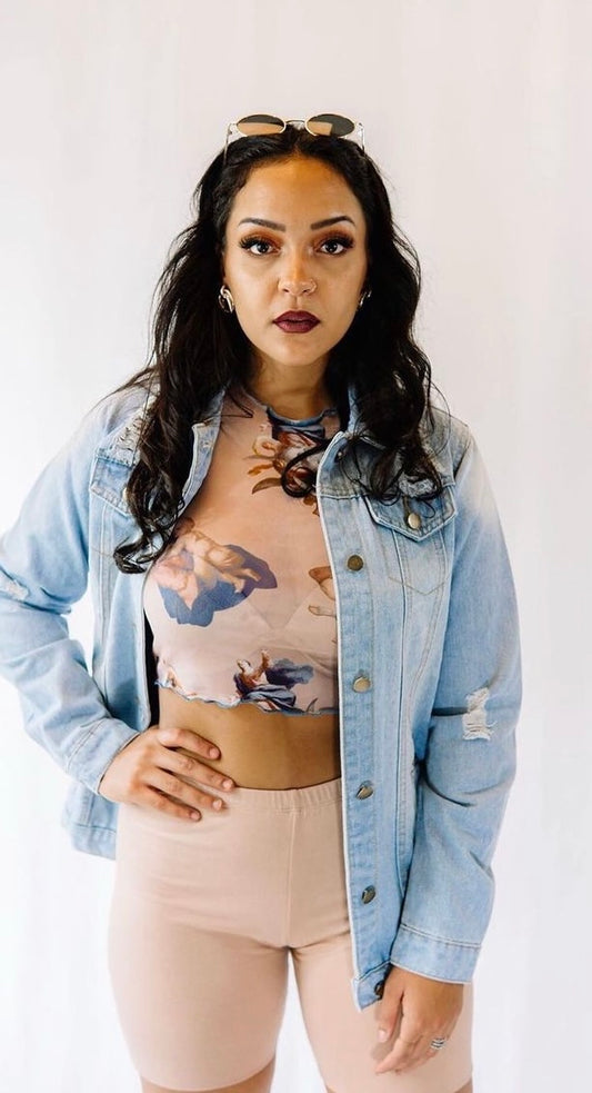 Venetian Crop Top