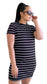 Oversized Striped T-Shirt Dress