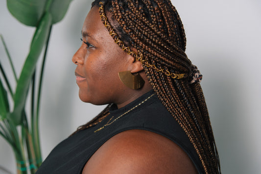 Japanese Fan Earrings