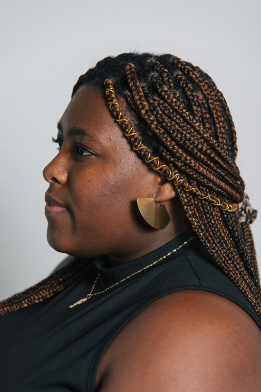 Japanese Fan Earrings