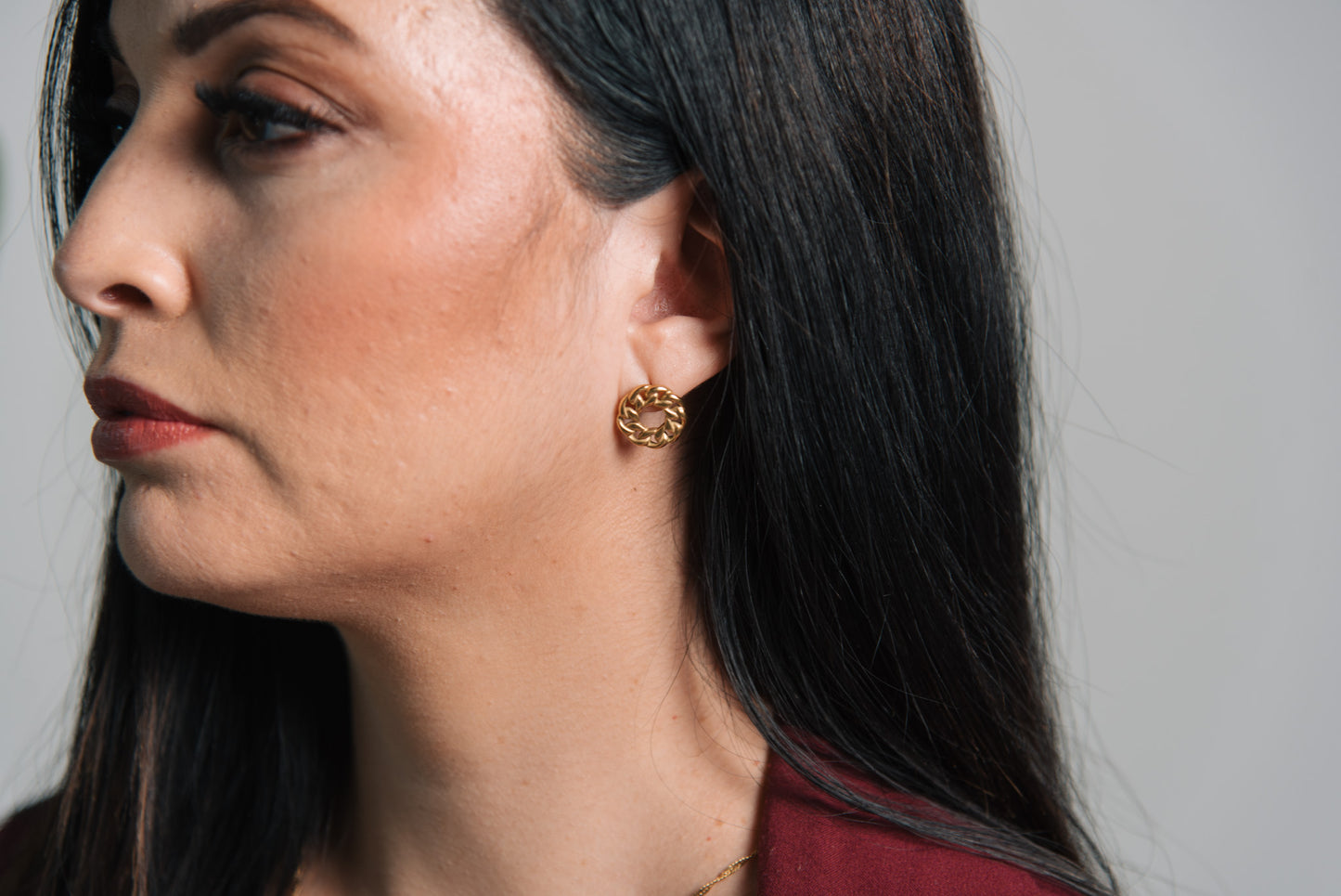 Chain Stud Earrings