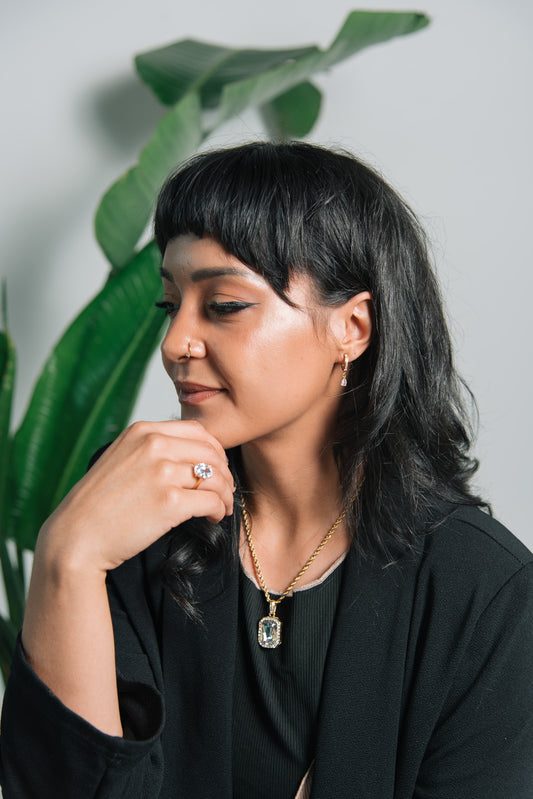 Raindrop Dainty Hoops