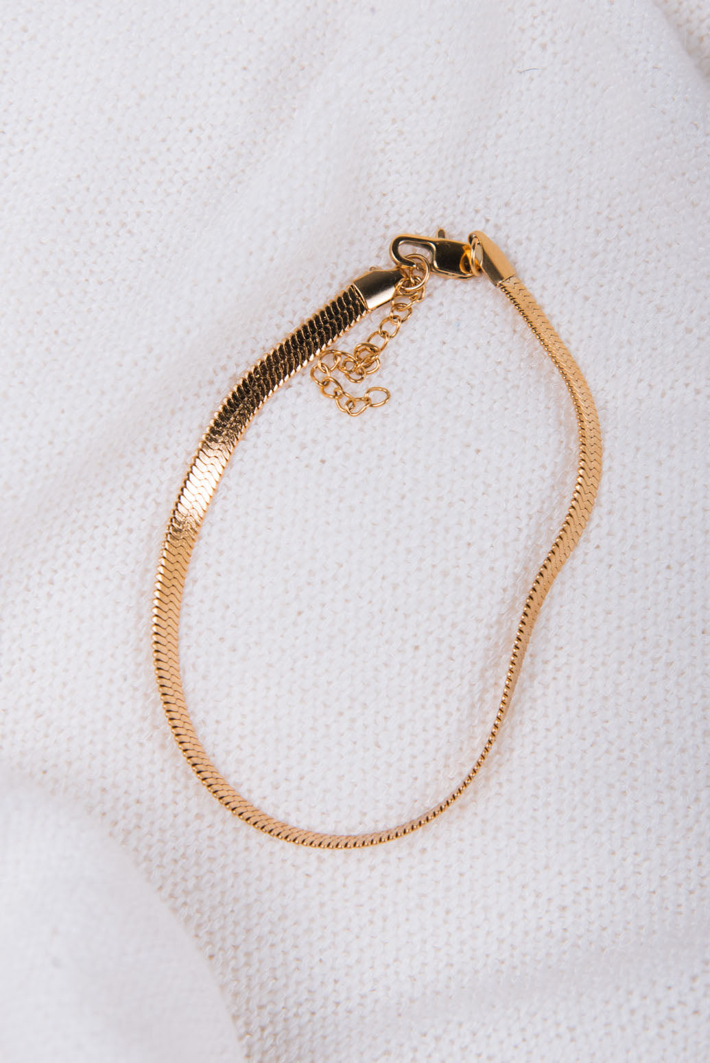 Nile Herringbone Anklet