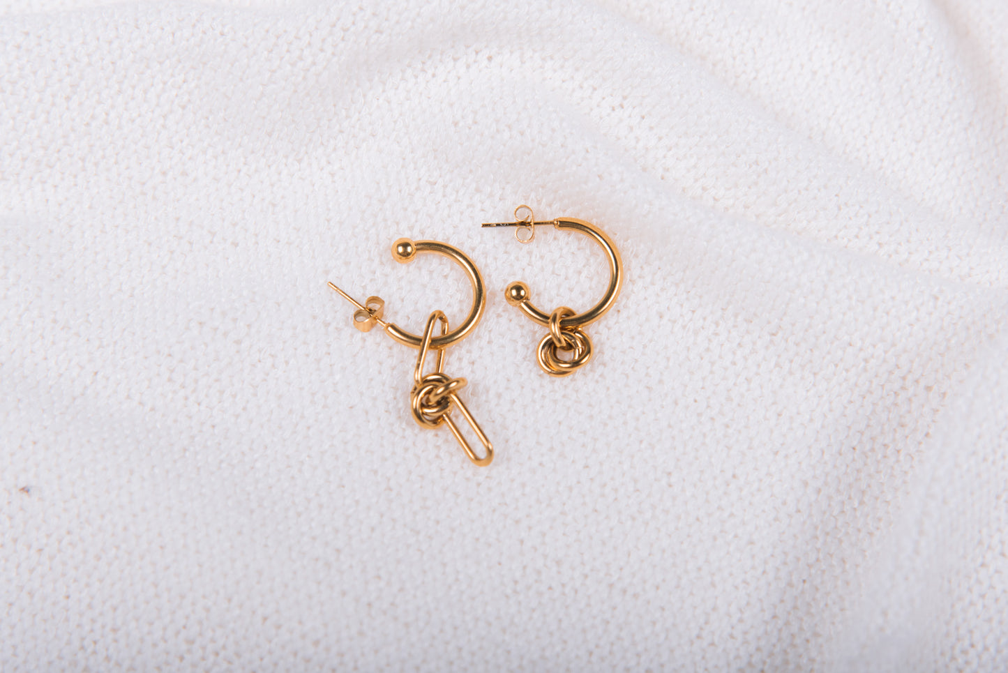 Trinity Asymmetrical Earrings